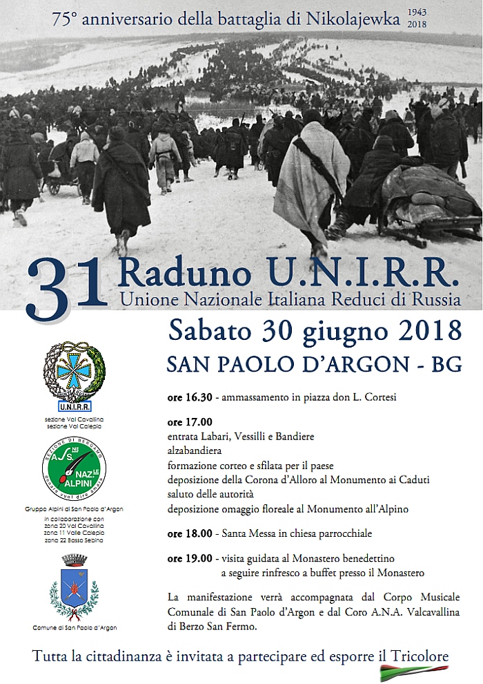 Raduno Val Calepio Val Cavallina 30 06 2018
