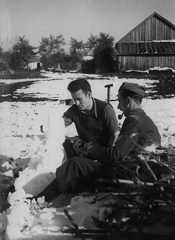Prima nevicata a Stalino autunno 1941 ACS