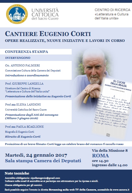 Programma conferenza stampa su Eugenio Corti Roma 24.01.2017