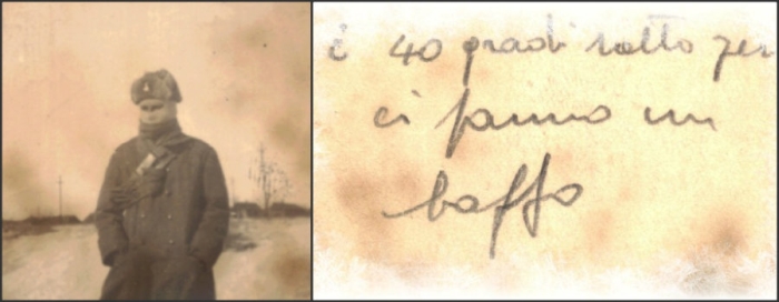 Gino malachai e scritta sul retro