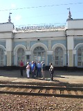 18 Stazione di Kantemirovka. Qui il giorno 19.12.42 vi fu un fuggi fuggi generale a seguito dell'arrivo dei carri armati sovietici