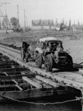 1941 Pawlograd  artiglieria in transito sul ponte