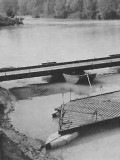 1940 Ponte e zattera
