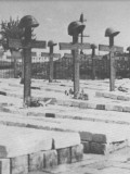03.Foto d'epoca - Sepolture di caduti del 79° Rgt. - Div. Pasubio - Cimitero Campale di Chazepetovka
